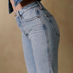 Sezane Brut Sexy Denim Jean in Bleach Color French Size 38 (US Size 6)